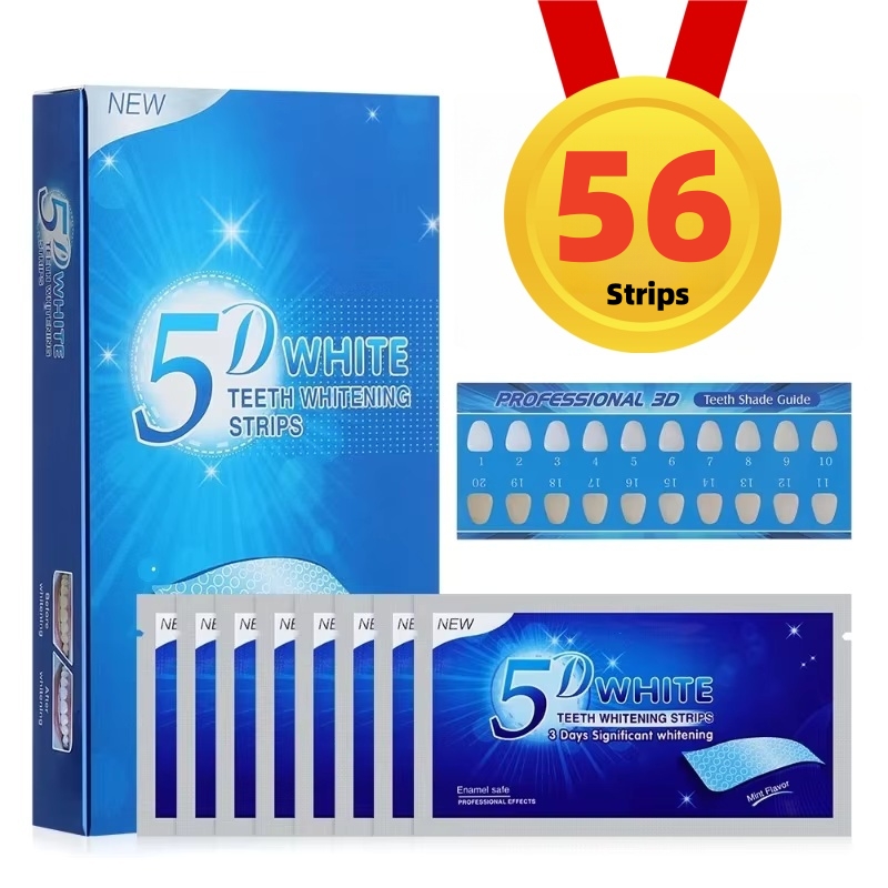 Teeth Whitening Crest - 5d Zahn aufhellung streifen 56 Streifen