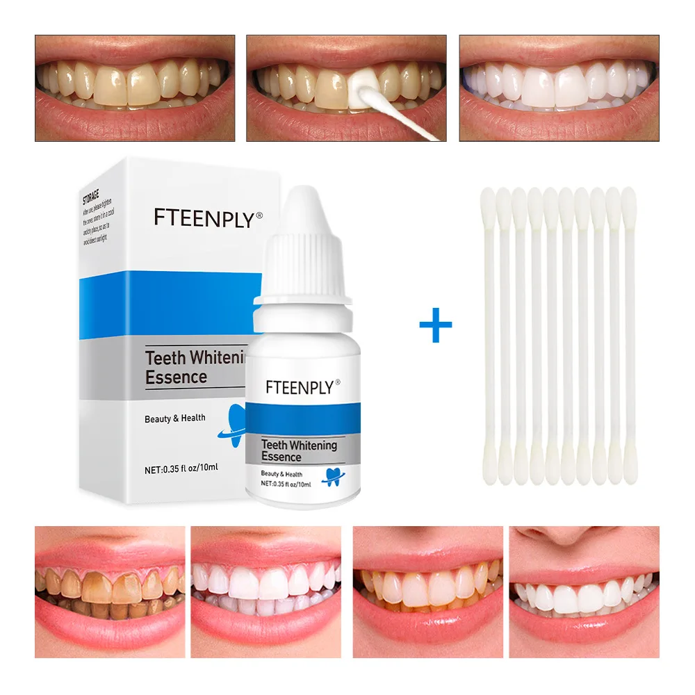 Teeth Whitening Cream - FTEENPLY Zahnaufhellung Essenz Pulver Mundhygiene Reinigungsserum