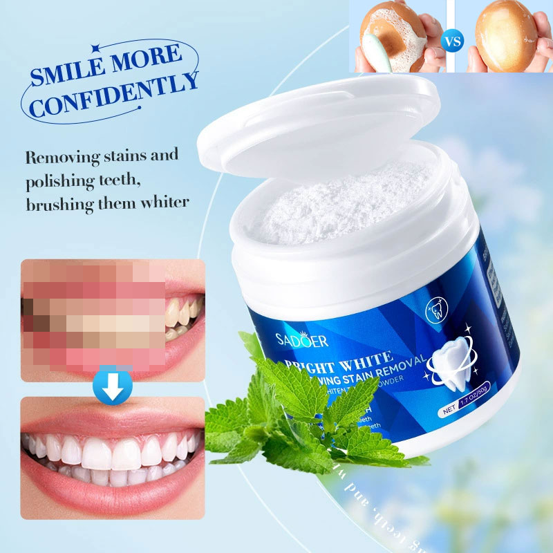 Teeth Whitening Baking Soda - Zahnaufhellungspulver, das gelbe Zähne aufhellt, entfernt