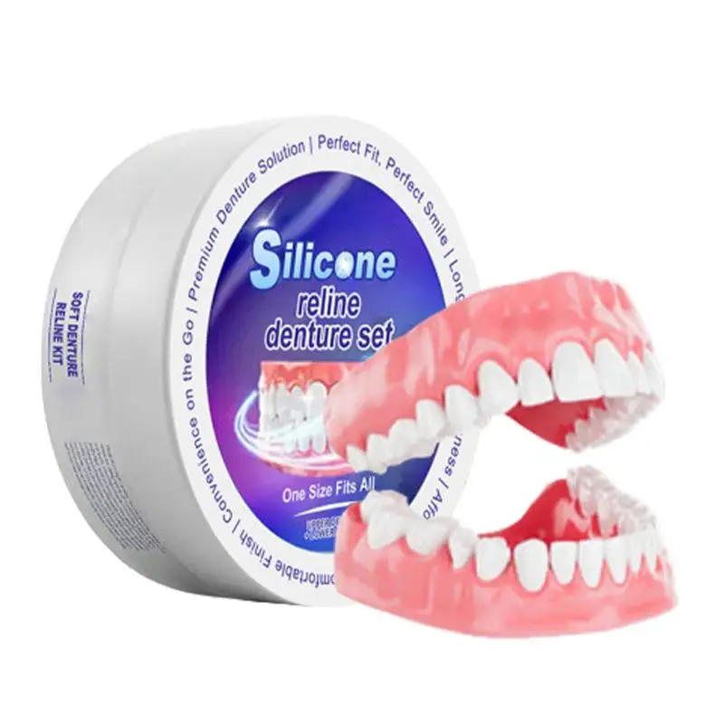 Teeth Whitening Kit - Silikon Prothese Set Fit Temporäre Kieferorthopädische