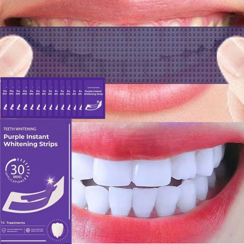 42 Paar V34 Purple Zahnaufhell – Teeth Whitening Crest Bewertung und Preis