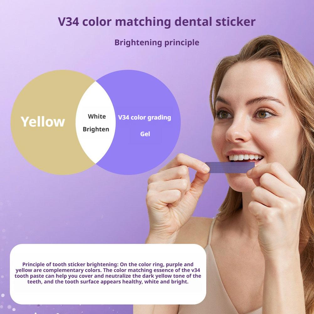 42 Paar V34 Purple Zahnaufhell – Teeth Whitening Crest Bewertung und Preis