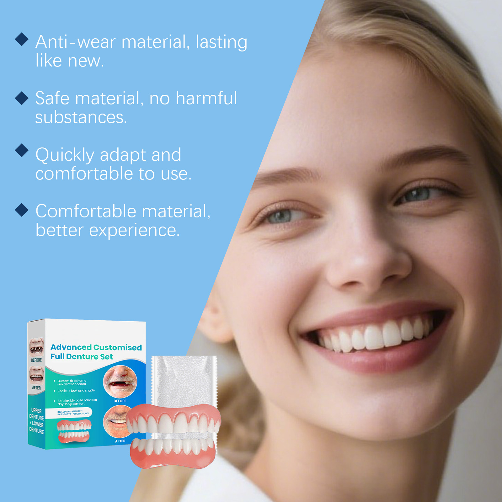 Trendiges Komfort-Silikon-Kit  – Teeth Whitening Kit Bewertung und Preis