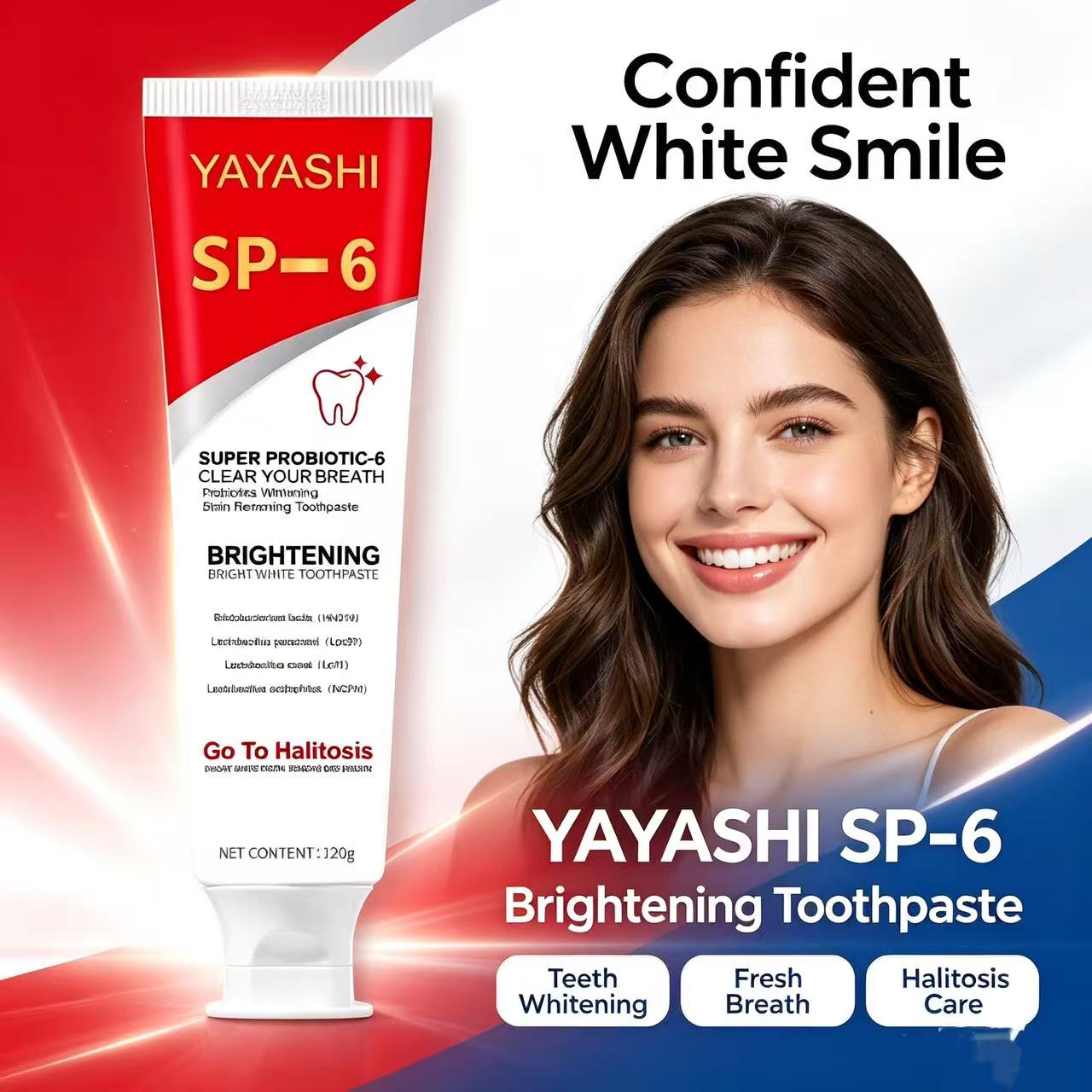 Sp-6 Probiotische Zahnpasta Au – Teeth Whitening Cream Bewertung und Preis