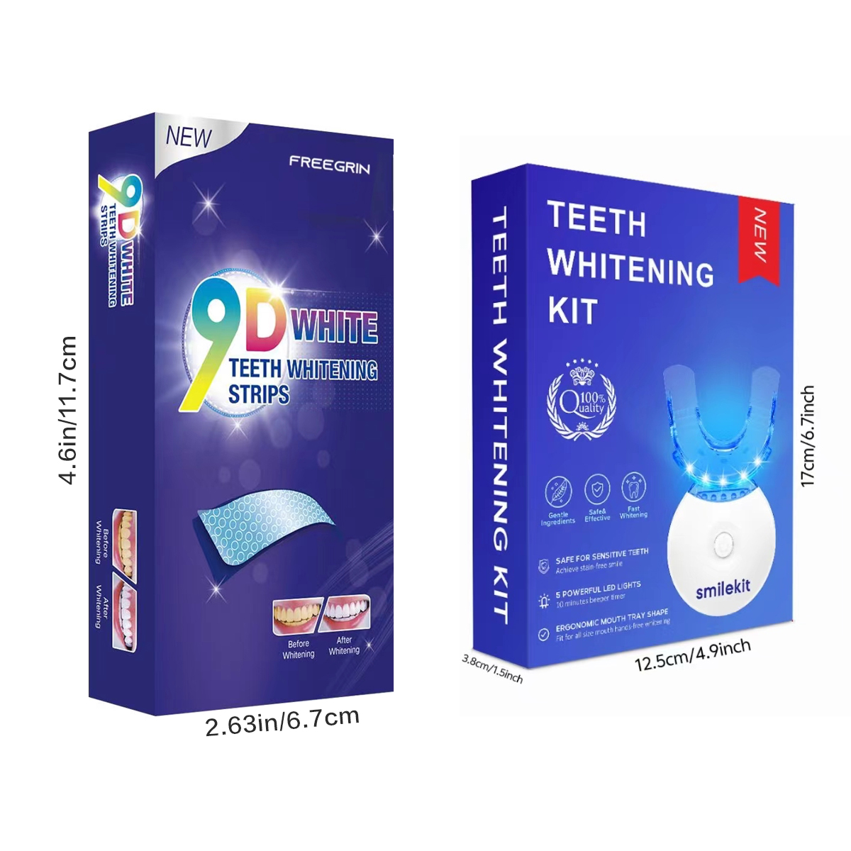 Zahnaufhellungs-Set – 5 x LED- – Teeth Whitening Cream Bewertung und Preis