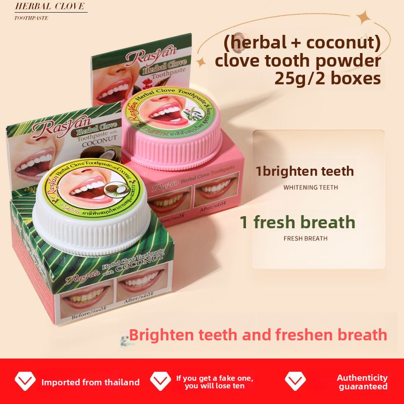 Thailändisches Nelken-/Kokos-Z – Teeth Whitening Cream Bewertung und Preis